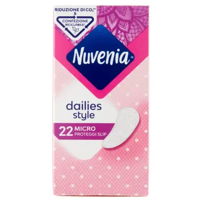 Nuvenia Dailies Style Absorbent Zilnice Mini Protectie Chilot Set 22 Bax 12 buc.